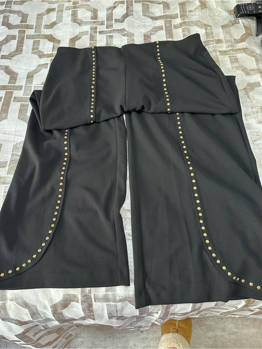 INC International Concepts Black Pull-On Pants